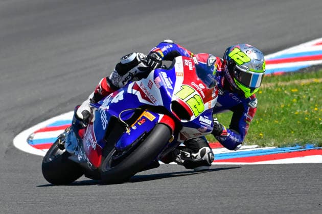 Czech Republic motorcycle Grand Prix, MotoGP World Championship, WM, Weltmeisterschaft practice, in Brno, Czech Republic, on June 19, 2026. Filip Salac of Czech Republic, Moto2 category, OnlyFans American Racing Team. (CTKxPhoto VaclavxSalek) CTKPhotoP2026061907085  CTKPhotoP2026061907085