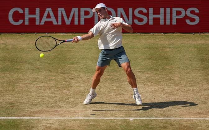 Arthur Fery of GB in action HSBC Queen s Club Championships, Day Fourteen, Tennis, Queen s Club, West Kensington, London, UK - 19 Jun 2026London Queen s Club United Kingdom  Copyright: xEllaxLing Shutterstockx 16929306bp