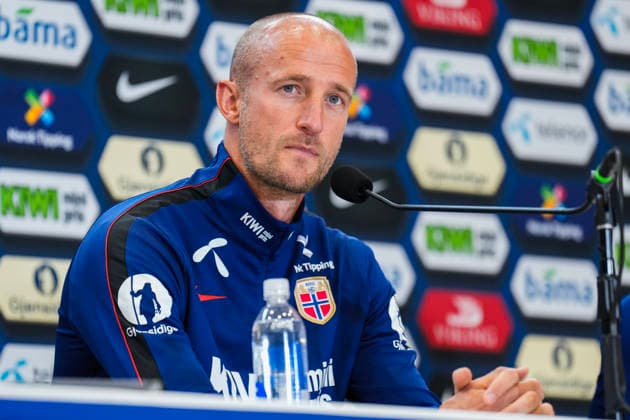 2026 FIFA World Cup Greensboro, USA 20260619 Norway’s team manager Brede Hangeland during a press conference with the Norwegian men’s national soccer team at the University of North Carolina Greensboro (UNCG). Photo by Fredrik Varfjell, NTB, Greensboro, USA. EDITORIAL USE ONLY. RESTRICTED USE FOR BETTING COMPANIES,detected_source_language  Copyright: xFredrikxVarfjellx xNTBx