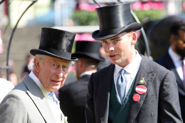 19.06.2026, Ascot, Windsor, GBR - Portrait of HRH King Charles III and trainer Thaddeus Gosden. Ascot racecourse. (Koenig Charles, Royals, Portrait, Portraet, Trainer, Gosden) 260619D540ROYAL_ASCOT.JPG *** June 19, 2026, Ascot, Windsor, GBR Portrait of HRH King Charles III and trainer Thaddeus Gosden at Ascot Racecourse King Charles, Royals, Portrait, Trainer, Gosden 260619D540ROYAL ASCOT JPG,detected_source_language