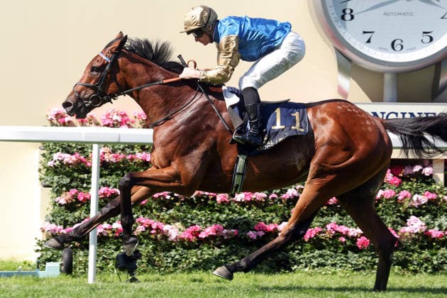 19.06.2026, Ascot, Windsor, GBR - Opportunity with James McDonald up wins the Duke Of Edinburgh Stakes. Ascot racecourse. (Pferd, Jockey, Opportunity, McDonald, Sieg, Ziel, Zielankunft) 260619D537ROYAL_ASCOT.JPG *** June 19, 2026, Ascot, Windsor, GBR