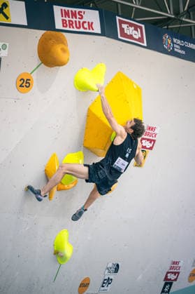 19.06.2026: Klettern - Bouldern: World Climbing Series Innsbruck 2026 - Halbfinale Herren Adi Bark (ISR) Innsbruck Kletterzentrum Innsbruck Österreich
