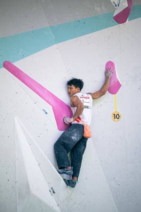 19.06.2026: Klettern - Bouldern: World Climbing Series Innsbruck 2026 - Halbfinale Herren Ravianto Ramadhan (INA) Innsbruck Kletterzentrum Innsbruck Österreich