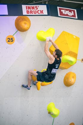 19.06.2026: Klettern - Bouldern: World Climbing Series Innsbruck 2026 - Halbfinale Herren Adi Bark (ISR) Innsbruck Kletterzentrum Innsbruck Österreich