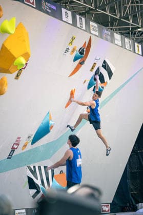 19.06.2026: Klettern - Bouldern: World Climbing Series Innsbruck 2026 - Halbfinale Herren Samuel Richard (FRA) Innsbruck Kletterzentrum Innsbruck Österreich