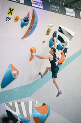 19.06.2026: Klettern - Bouldern: World Climbing Series Innsbruck 2026 - Halbfinale Herren Adi Bark (ISR) Innsbruck Kletterzentrum Innsbruck Österreich