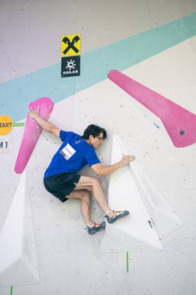 19.06.2026: Klettern - Bouldern: World Climbing Series Innsbruck 2026 - Halbfinale Herren Jack Macdougall (GBR) Innsbruck Kletterzentrum Innsbruck Österreich