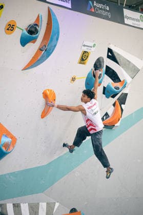 19.06.2026: Klettern - Bouldern: World Climbing Series Innsbruck 2026 - Halbfinale Herren Ravianto Ramadhan (INA) Innsbruck Kletterzentrum Innsbruck Österreich