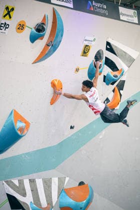 19.06.2026: Klettern - Bouldern: World Climbing Series Innsbruck 2026 - Halbfinale Herren Ravianto Ramadhan (INA) Innsbruck Kletterzentrum Innsbruck Österreich