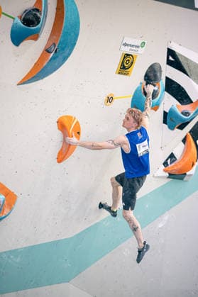 19.06.2026: Klettern - Bouldern: World Climbing Series Innsbruck 2026 - Halbfinale Herren Maximillian Milne (GBR) Innsbruck Kletterzentrum Innsbruck Österreich