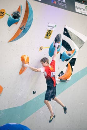 19.06.2026: Klettern - Bouldern: World Climbing Series Innsbruck 2026 - Halbfinale Herren Yufei Pan (CHN) Innsbruck Kletterzentrum Innsbruck Österreich