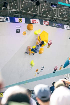 19.06.2026: Klettern - Bouldern: World Climbing Series Innsbruck 2026 - Halbfinale Herren Sohta Amagasa (JPN) Innsbruck Kletterzentrum Innsbruck Österreich