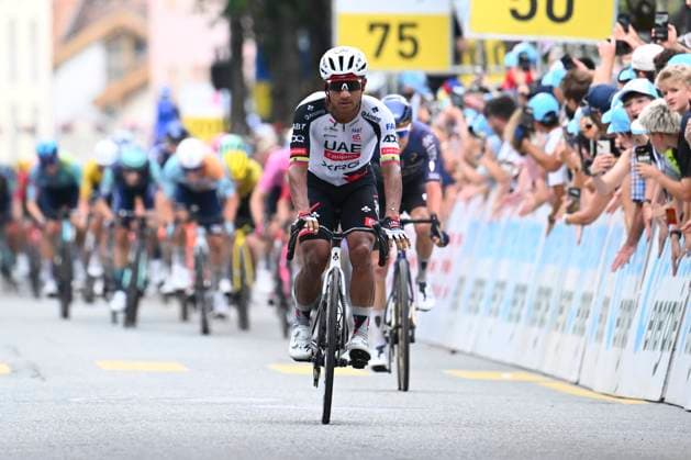 Tour de Suisse 2026 Stage 3 BAD RAGAZ, SWITZERLAND - JUNE 19 : Narvaez Jhonatan (ECU) of UAE Team Emirates XRG winner during stage 3 of the 89th edition of Tour de Suisse an UCI World Tour 2.UWT cycling road race stage for Men Elite of 157.9 km with start in Bad Ragaz and finish in Bad Ragaz on June 19, 2026 in Bad Ragaz, Switzerland, 19 06 2026 ( Motordriver Guy De Vuyst - Bad Ragaz Switzerland  Copyright: xVincentxKalutx