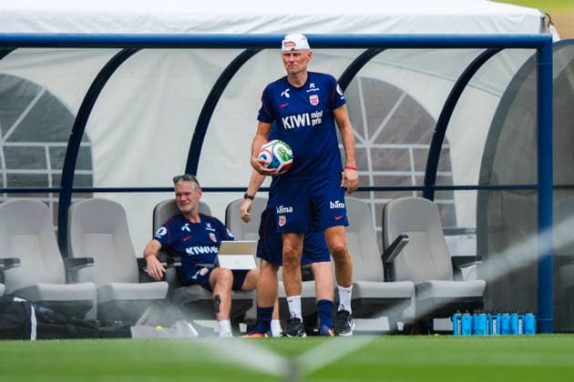 2026 World Cup, Greensboro, USA 20260619 Norways national team manager Stale Solbakken during training with the Norwegian mens national soccer team at the University of North Carolina at Greensboro (UNCG). Photo  Copyright: xFredrikxVarfjellx xNTBx