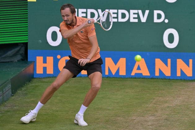 Daniil Medwedew 19.06.2026 ¢ Tennis ¢ TERRA WORTMANN OPEN ¢ ATP, Tennis Herren 500, heristo-arena-Halle (Westfalen), TERRA WORTMANN OPEN, NRW Germany *** Daniil Medvedev June 19, 2026 ¢ Tennis ¢ TERRA WORTMANN OPEN ¢ ATP 500, heristo arena Halle Westfalen, TERRA WORTMANN OPEN, North Rhine-Westphalia, Germany,detected_source_language Copyright: xpepphotox xPeterxEppingerx pep00321, pep_20260619_hm_375819