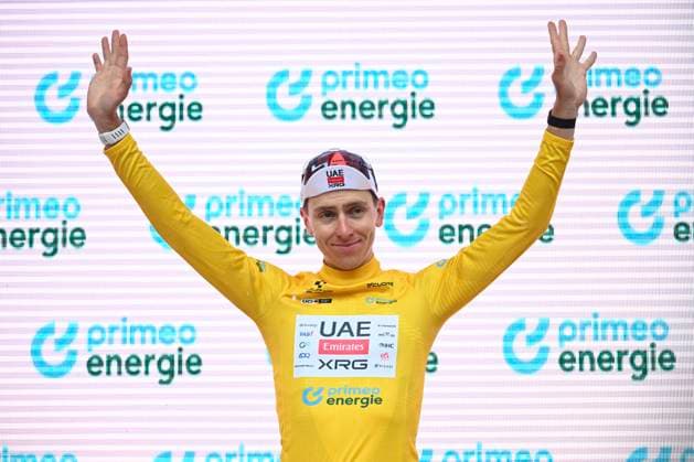 Tour de Suisse 2026 Stage 3 BAD RAGAZ, SWITZERLAND - JUNE 19 : Pogacar Tadej (SLO) of UAE Team Emirates XRG during stage 3 of the 89th edition of Tour de Suisse an UCI World Tour 2.UWT cycling road race stage for Men Elite of 157.9 km with start in Bad Ragaz and finish in Bad Ragaz on June 19, 2026 in Bad Ragaz, Switzerland, 19 06 2026 ( Motordriver Guy De Vuyst - Bad Ragaz Switzerland  Copyright: xVincentxKalutx