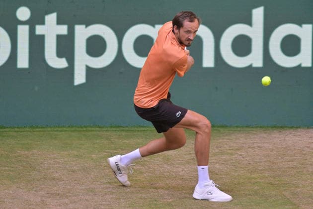 Daniil Medwedew 19.06.2026 ¢ Tennis ¢ TERRA WORTMANN OPEN ¢ ATP, Tennis Herren 500, heristo-arena-Halle (Westfalen), TERRA WORTMANN OPEN, NRW Germany *** Daniil Medvedev June 19, 2026 ¢ Tennis ¢ TERRA WORTMANN OPEN ¢ ATP 500, heristo arena Halle Westfalen, TERRA WORTMANN OPEN, North Rhine-Westphalia, Germany,detected_source_language Copyright: xpepphotox xPeterxEppingerx pep00321, pep_20260619_hm_375823