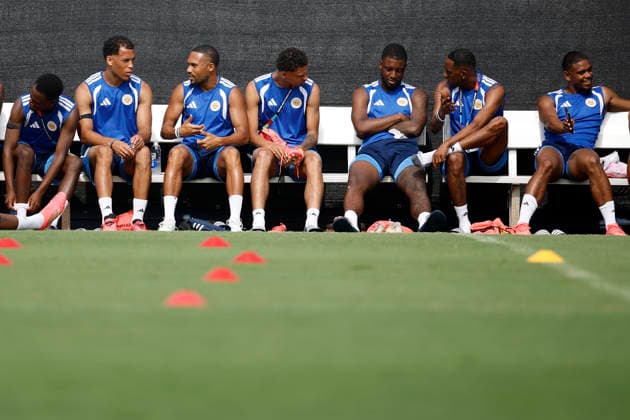 Curaçao s national soccer team players are seen during a training session in Florida Atlantic University, in Boca Raton, USA, 19 June 2026. Curaçao will face Ecuador in a FIFA World Cup, WM, Weltmeisterschaft, Fussball 2026 match on 20 June 2026. Curaçao s training session !ACHTUNG: NUR REDAKTIONELLE NUTZUNG!  Copyright: xAlbertoxEstévezx GRAF1563 20260619-55020649336_1