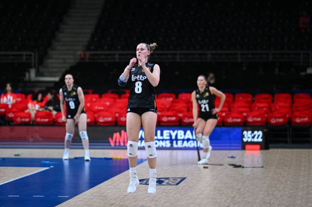 Belgium v Germany - 2026 FIVB Volleyball Nations League ANKARA, TURKIYE - JUNE 19: Lara Nagels (8) of Belgium warms up before the 2026 FIVB Volleyball Nations League week 2 match between Belgium and Germany at Ankara Sports Hall in Ankara, Turkiye on June 19, 2026. Akin Celiktas Anadolu Ankara Turkey. Editorial use only. Please get in touch for any other usage.  Copyright: x2026xAnadoluxAkinxCeliktasx