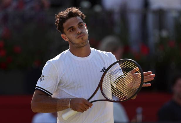 Francisco Cerundolo of Argentina celebrates HSBC Queen s Club Championships, Day Fourteen, Tennis, Queen s Club, West Kensington, London, UK - 19 Jun 2026London Queen s Club United Kingdom  Copyright: xEllaxLing Shutterstockx 16929306ch