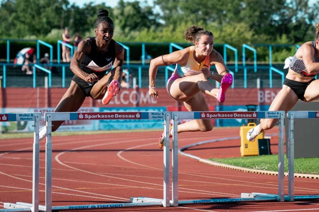 Schneider Rosina (TV Sulz, 243, 100m Huerden Frauen), GER, Leichtathletik, Athletics, ANHALT 2026, Dessau, 19.06.2026, GER, Leichtathletik, Athletics, ANHALT 2026, Dessau, 19.06.2026 Dessau