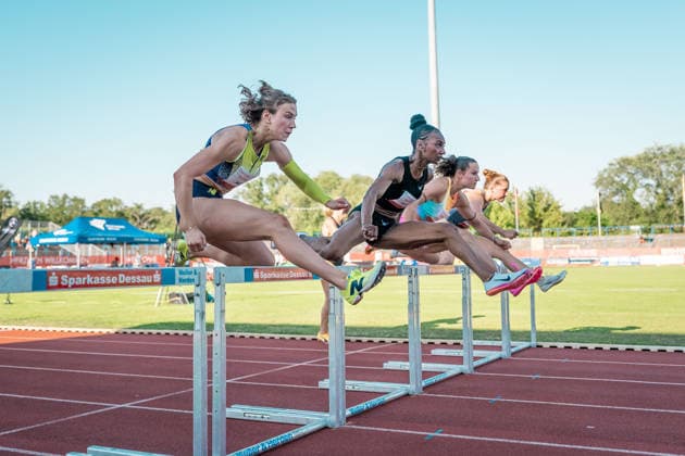 Marlene Meier (TSV Bayer 04 Leverkusen, 255, 100m Huerden Frauen), GER, Leichtathletik, Athletics, ANHALT 2026, Dessau, 19.06.2026, GER, Leichtathletik, Athletics, ANHALT 2026, Dessau, 19.06.2026 Dessau