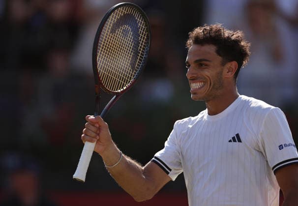 Francisco Cerundolo of Argentina celebrates HSBC Queen s Club Championships, Day Fourteen, Tennis, Queen s Club, West Kensington, London, UK - 19 Jun 2026London Queen s Club United Kingdom  Copyright: xEllaxLing Shutterstockx 16929306bv