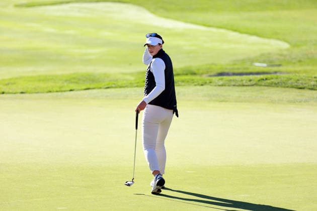 Meijer LPGA, Golf Damen Classic by Simply Give Belmont, MI - JUNE 19: Gabriela Ruffels of Australia looks over the 4th green during the second round of the Meijer LPGA Classic by Simply Give at Blythefield Country Club on June 19, 2026 in Belmont, Michigan. Belmont Michigan United States  Copyright: xAmyxLemusx originalFilename:lemus-meijerlp260619_npG7n.jpg