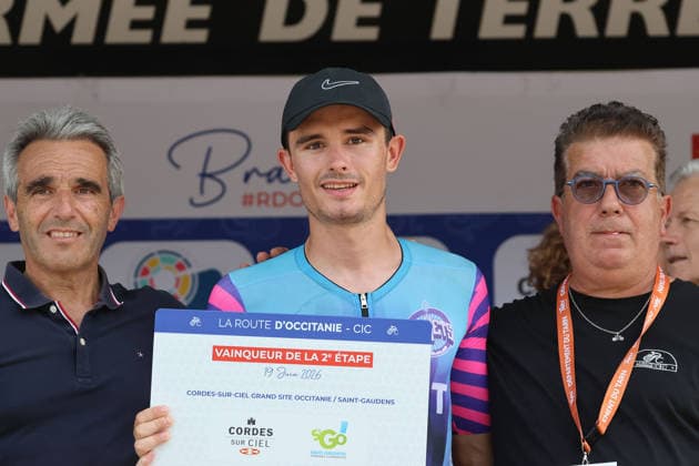 19-06-2026 La Route D occitanie; Tappa 02 Cordes Sur Ciel - Saint Gaudens; 2026, Unibet - Rose Rockets; Auge, Ronan; Saint Gaudens; 