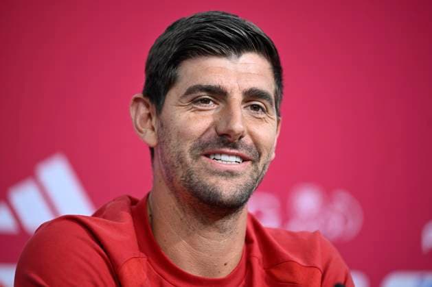 Belgian national football team - FIFA World Cup, WM, Weltmeisterschaft, Fussball 2026 - media activities 19 06 2026 RENTON, UNITED STATES OF AMERICA - JUNE 19 : Courtois Thibaut goalkeeper of Belgium pictured during a press conference, PK, Pressekonferenz at the training grounds of the Belgian national football team during the 2026 FIFA World Cup on June 19, 2026 in Renton, United States of America, 19 06 2026 Renton United States of America  Copyright: xNicoxVereeckenx