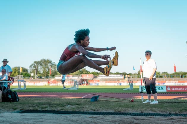 Luzolo Maryse (Koenigsteiner LV, 262, Weitsprung Frauen), GER, Leichtathletik, Athletics, ANHALT 2026, Dessau, 19.06.2026, GER, Leichtathletik, Athletics, ANHALT 2026, Dessau, 19.06.2026 Dessau