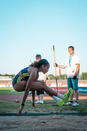 Assani Mikaelle (Karlsruher SC, 268, Weitsprung Frauen), GER, Leichtathletik, Athletics, ANHALT 2026, Dessau, 19.06.2026, GER, Leichtathletik, Athletics, ANHALT 2026, Dessau, 19.06.2026 Dessau