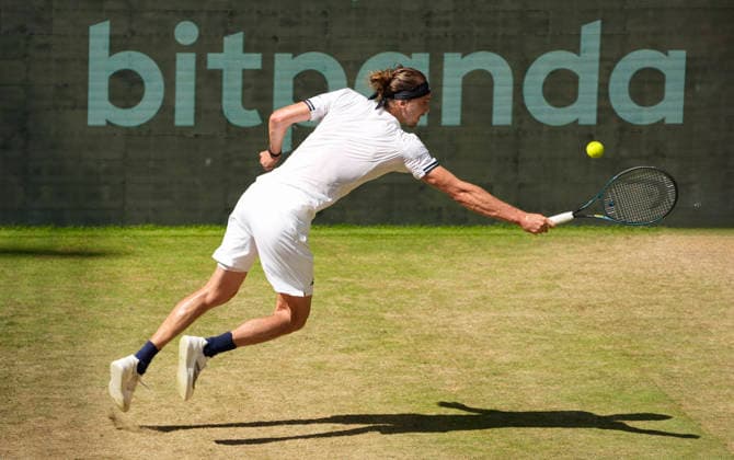 photo : Alexander ZVEREV (GER) Tennis-Turnier Terra Wortmann Cup im Gerry Weber Sportpark in Halle Westfalen - Viertelfinales - am Fr. 19.06.2026