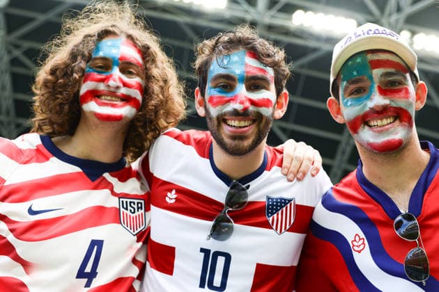 USA fans before the FIFA World Cup, WM, Weltmeisterschaft, Fussball 2026 match between USA and Australia at Lumen Field, Seattle, USA on 19 June 2026. Copyright: xPeterxDovganx 45090012