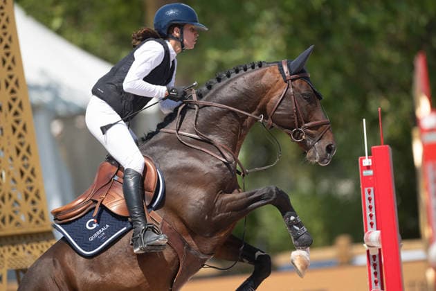 Andrea Bormioli sur FAN DE BACON lors du Prix Selman Marrakech de la 12ème édition Longines Paris Eiffel Jumping au pied de la Tour Eiffel sur le Champ-de-Mars à Paris, France, le 19 juin 2026. Perusseau-Veeren Bestimage Selman Marrakech Prize during the 12th edition of the Longines Paris Eiffel Jumping at Champ-de-Mars near Eiffel Tower in Paris, France, on June 19, 2026. Paris France  Copyright: xPerusseau-Veerenx xBestimagexPerusseau-Veerenx xBestimagex