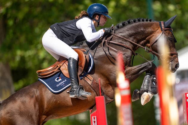 Andrea Bormioli sur FAN DE BACON lors du Prix Selman Marrakech de la 12ème édition Longines Paris Eiffel Jumping au pied de la Tour Eiffel sur le Champ-de-Mars à Paris, France, le 19 juin 2026. Perusseau-Veeren Bestimage Selman Marrakech Prize during the 12th edition of the Longines Paris Eiffel Jumping at Champ-de-Mars near Eiffel Tower in Paris, France, on June 19, 2026. Paris France  Copyright: xPerusseau-Veerenx xBestimagexPerusseau-Veerenx xBestimagex