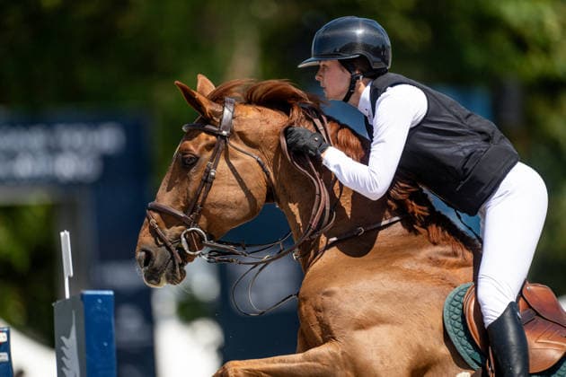 Daniela Casline sur CONSISTENT lors du Prix Selman Marrakech de la 12ème édition Longines Paris Eiffel Jumping au pied de la Tour Eiffel sur le Champ-de-Mars à Paris, France, le 19 juin 2026. Perusseau-Veeren Bestimage Selman Marrakech Prize during the 12th edition of the Longines Paris Eiffel Jumping at Champ-de-Mars near Eiffel Tower in Paris, France, on June 19, 2026. Paris France  Copyright: xPerusseau-Veerenx xBestimagexPerusseau-Veerenx xBestimagex