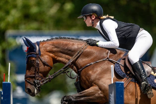 Daniela Casline sur CONSISTENT lors du Prix Selman Marrakech de la 12ème édition Longines Paris Eiffel Jumping au pied de la Tour Eiffel sur le Champ-de-Mars à Paris, France, le 19 juin 2026. Perusseau-Veeren Bestimage Selman Marrakech Prize during the 12th edition of the Longines Paris Eiffel Jumping at Champ-de-Mars near Eiffel Tower in Paris, France, on June 19, 2026. Paris France  Copyright: xPerusseau-Veerenx xBestimagexPerusseau-Veerenx xBestimagex