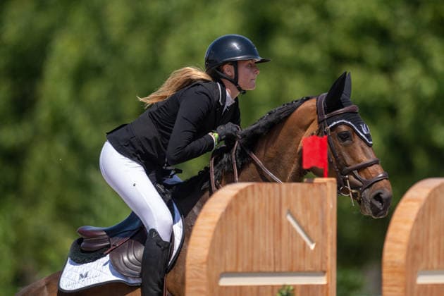 Philippa Ammann sur ZARINA DE VIDAU lors du Prix Selman Marrakech de la 12ème édition Longines Paris Eiffel Jumping au pied de la Tour Eiffel sur le Champ-de-Mars à Paris, France, le 19 juin 2026. Perusseau-Veeren Bestimage Selman Marrakech Prize during the 12th edition of the Longines Paris Eiffel Jumping at Champ-de-Mars near Eiffel Tower in Paris, France, on June 19, 2026. Paris France  Copyright: xPerusseau-Veerenx xBestimagexPerusseau-Veerenx xBestimagex