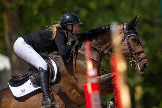 Philippa Ammann sur ZARINA DE VIDAU lors du Prix Selman Marrakech de la 12ème édition Longines Paris Eiffel Jumping au pied de la Tour Eiffel sur le Champ-de-Mars à Paris, France, le 19 juin 2026. Perusseau-Veeren Bestimage Selman Marrakech Prize during the 12th edition of the Longines Paris Eiffel Jumping at Champ-de-Mars near Eiffel Tower in Paris, France, on June 19, 2026. Paris France  Copyright: xPerusseau-Veerenx xBestimagexPerusseau-Veerenx xBestimagex