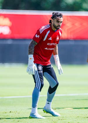 Spain national team, Nationalteam World Cup 19 06 2026 David Raya of Spain during the Spanish national team s training session at their World Cup base camp at the Baylor School in Chattanooga, United States of America on June 19, 2026. Photo (PGS Photo Agency) Chattanooga usa Copyright: xPGSxPhotoxAgencyx