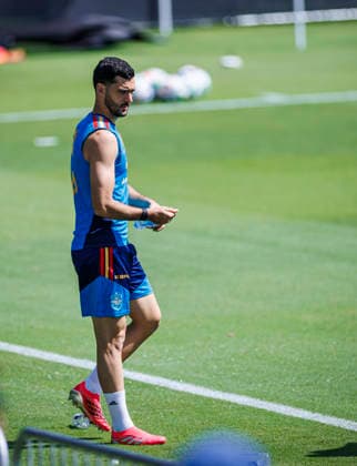Spain national team, Nationalteam World Cup 19 06 2026 Mikel Merino of Spain during the Spanish national team s training session at their World Cup base camp at the Baylor School in Chattanooga, United States of America on June 19, 2026. Photo (PGS Photo Agency) Chattanooga usa Copyright: xPGSxPhotoxAgencyx