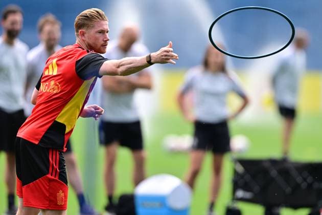 Belgium s Kevin De Bruyne pictured during a training session of Belgian national soccer team Red Devils in their base camp, home of the Seattle Sounders, Renton, Seattle, USA, on Friday 19 June 2026. The Red Devils prepare for their next game in the group stage of the 2026 FIFA World Cup, WM, Weltmeisterschaft, Fussball DIRKxWAEM  x178319681x