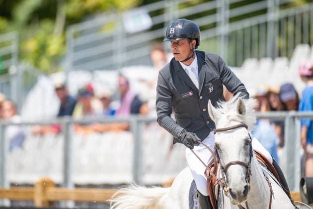Julien Epaillard sur Le Coultre de Muze pendant le prix CSI5 1.60m GCL Individual Competition Presenté par Evian lors du 12ème édition Longines Paris Eiffel Jumping au pied de la Tour Eiffel sur le Champ-de-Mars à Paris, France, le 19 juin 2026. Perusseau-Veeren Bestimage CSI5 1.60m GCL Individual Competition prize presented by Evian at the 12th Longines Paris Eiffel Jumping event at the foot of the Eiffel Tower on the Champ-de-Mars in Paris, France, on June 19, 2026 Paris France  Copyright: xVeeren-Perusseau BestimagexVeeren-Perusseau Bestimagex