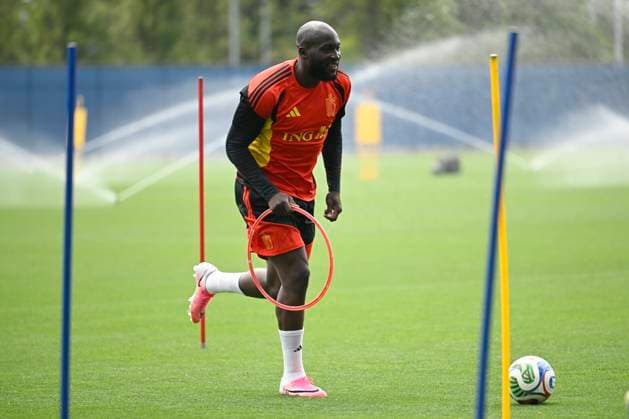Belgian national football team - FIFA World Cup, WM, Weltmeisterschaft, Fussball 2026 - media activities 19 06 2026 RENTON, UNITED STATES OF AMERICA - JUNE 19 : Lukaku Romelu forward of Belgium pictured during a training session at the training grounds of the Belgian national football team during the 2026 FIFA World Cup on June 19, 2026 in Renton, United States of America, 19 06 2026 Renton United States of America  Copyright: xNicoxVereeckenx