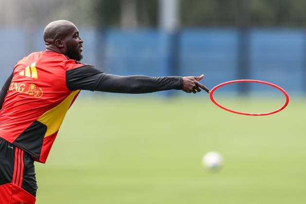 Belgium s Romelu Lukaku pictured during a training session of Belgian national soccer team Red Devils in their base camp, home of the Seattle Sounders, Renton, Seattle, USA, on Friday 19 June 2026. The Red Devils prepare for their next game in the group stage of the 2026 FIFA World Cup, WM, Weltmeisterschaft, Fussball BRUNOxFAHY  x178322695x