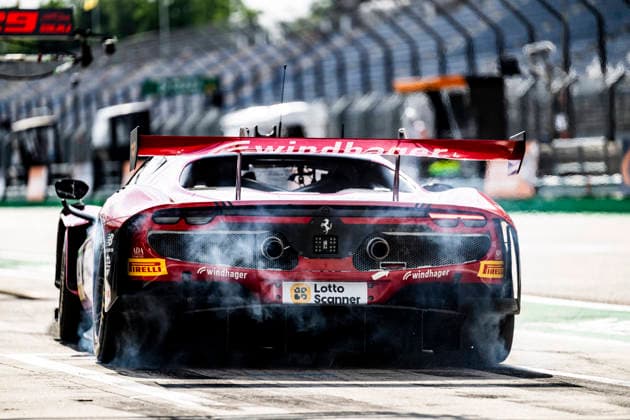 DTM, 5. + 6. Rennen DEKRA Lausitzring 2026 14 Ferrari 296 GT3 EVO, EMIL FREY RACING: Matteo Cairoli- picture by Gruppe C Photography Schipkau DEKRA Lausitzring Brandenburg Germany Copyright: xGruppexCxPhotographyx