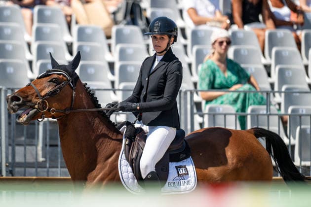 Liv Piris sur HELLO DE VESQUERIE lors du Prix Selman Marrakech de la 12ème édition Longines Paris Eiffel Jumping au pied de la Tour Eiffel sur le Champ-de-Mars à Paris, France, le 19 juin 2026. Perusseau-Veeren Bestimage Selman Marrakech Prize during the 12th edition of the Longines Paris Eiffel Jumping at Champ-de-Mars near Eiffel Tower in Paris, France, on June 19, 2026. Paris France  Copyright: xPerusseau-Veerenx xBestimagexPerusseau-Veerenx xBestimagex
