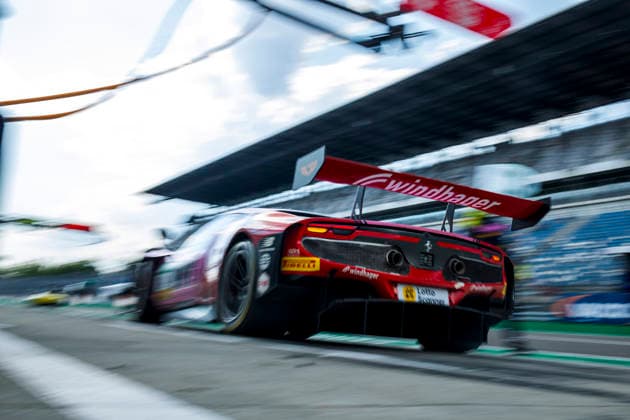 DTM, 5. + 6. Rennen DEKRA Lausitzring 2026 14 Ferrari 296 GT3 EVO, EMIL FREY RACING: Matteo Cairoli- picture by Gruppe C Photography Schipkau DEKRA Lausitzring Brandenburg Germany Copyright: xGruppexCxPhotographyx