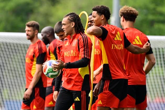 Belgian national football team - FIFA World Cup, WM, Weltmeisterschaft, Fussball 2026 - media activities 19 06 2026 RENTON, UNITED STATES OF AMERICA - JUNE 19 : Moreira Da Silva Diego defender of Belgium pictured during a training session of the Belgian national football team during the FIFA World Cup 2026 on June 19, 2026 in Renton, United States of America, 19 06 2026 Renton United States of America  Copyright: xJanxDexMeuleneirx